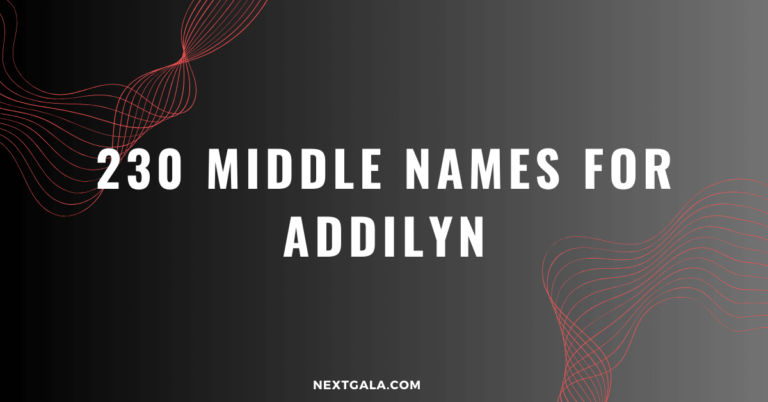 Middle Names For Addilyn