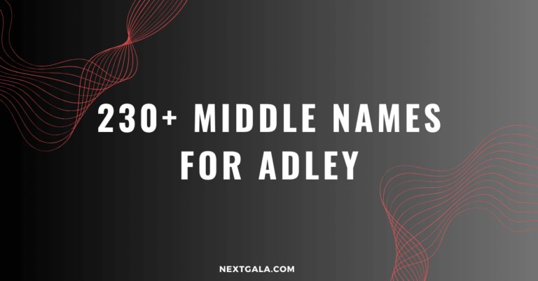 Middle Names For Adley