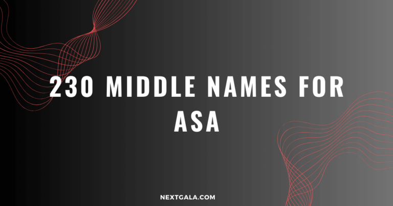 Middle Names For Asa