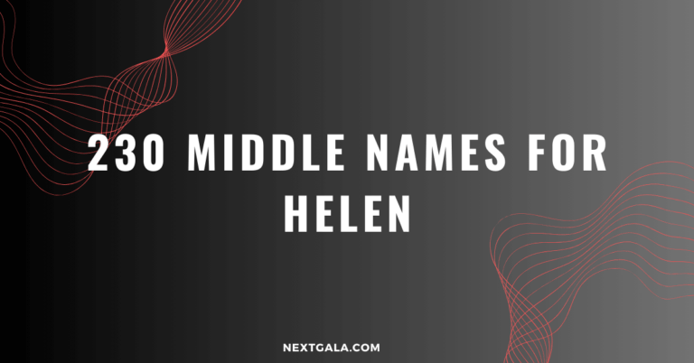 Middle Names For Helen