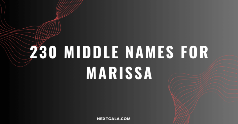 Middle Names For Marissa