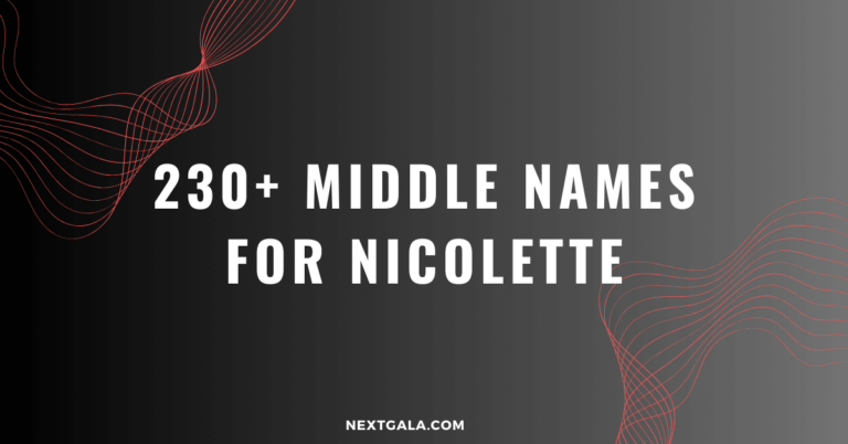 Middle Names For Nicolette