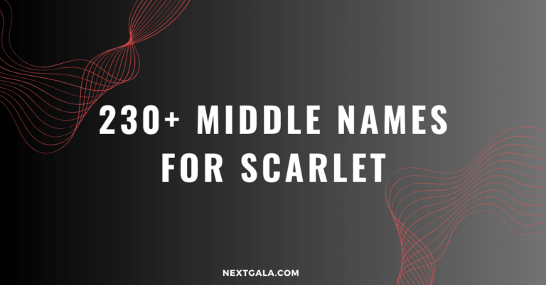 Middle Names For Scarlet