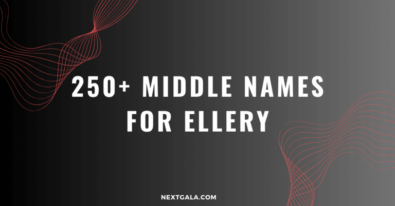 Middle Names For Ellery