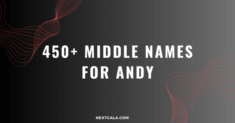 Middle Names For Andy