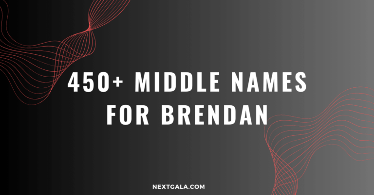 Middle Names For Brendan