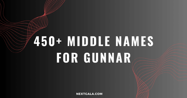 Middle Names For Gunnar