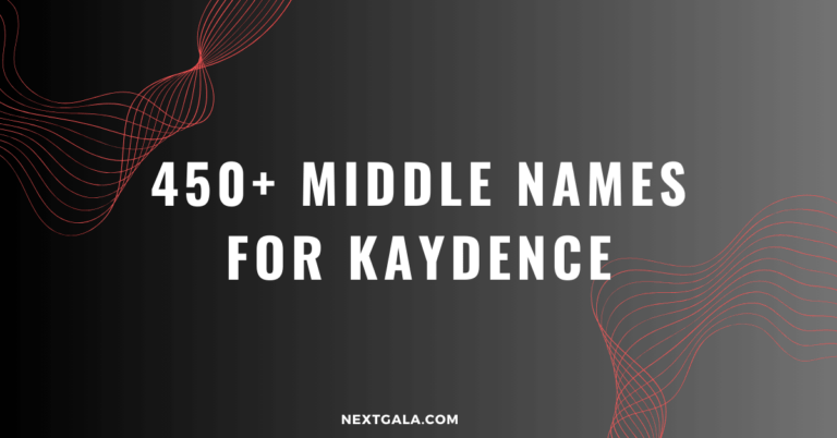 Middle Names For Kaydence