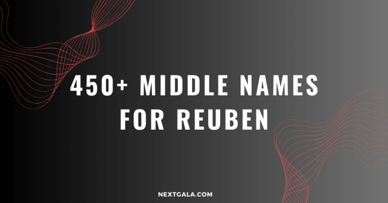 Middle Names For Reuben