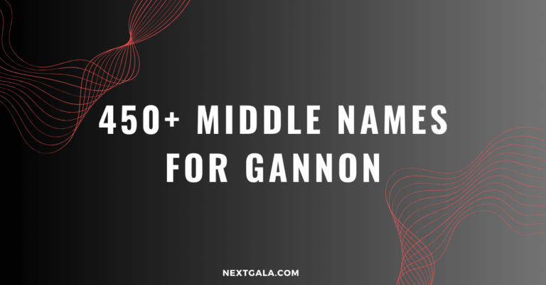 Middle Names for Gannon