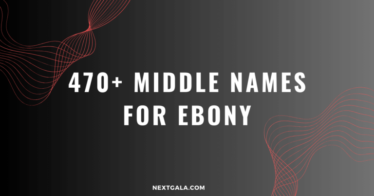 Middle Names For Ebony