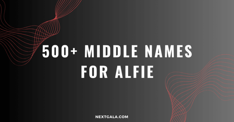 Middle Names For Alfie