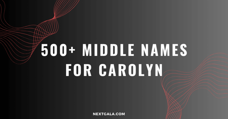 Middle Names For Carolyn