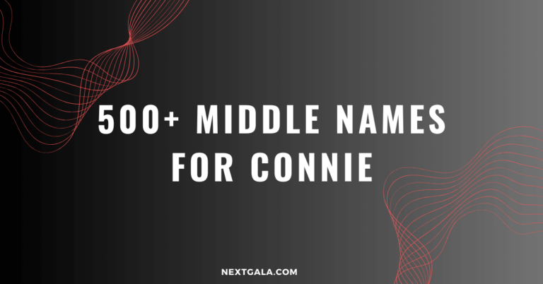 Middle Names For Connie