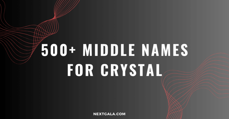 Middle Names For Crystal