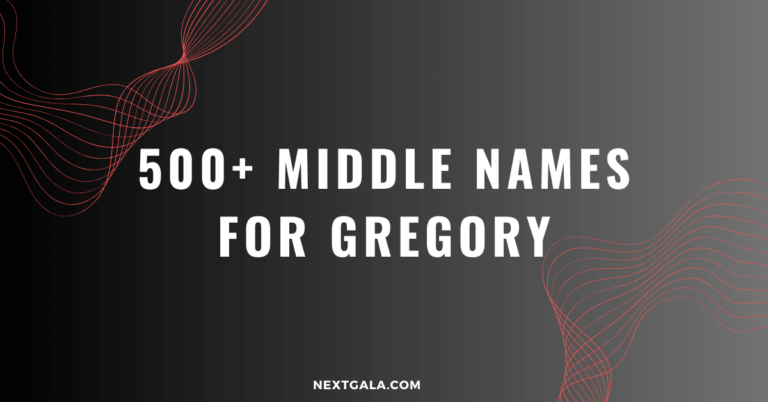 Middle Names For Gregory