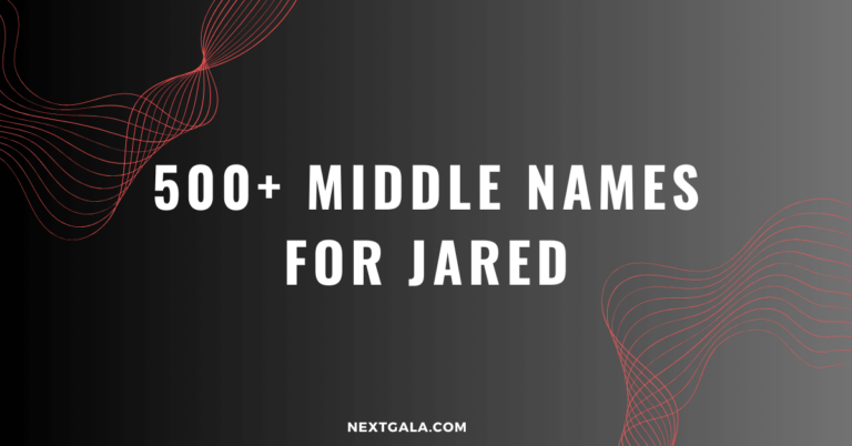 Middle Names For Jared