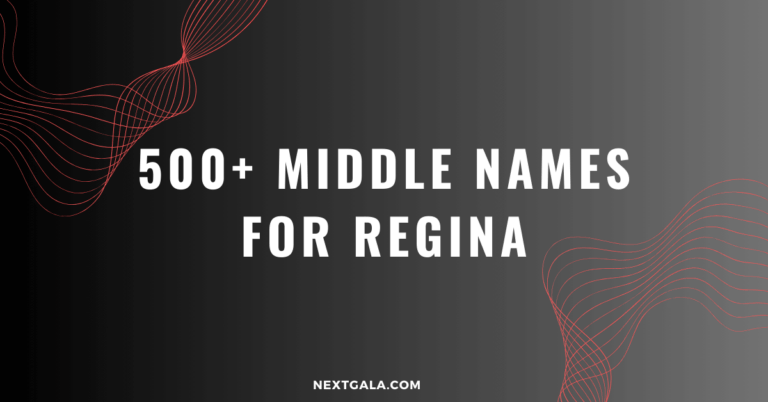 Middle Names For Regina