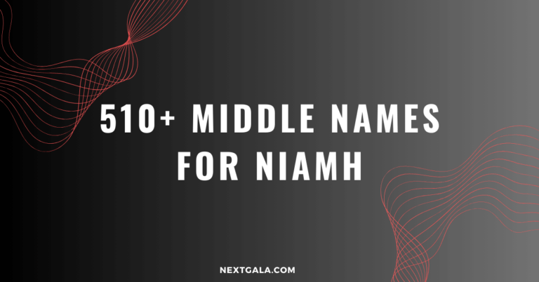 Middle Names for Niamh