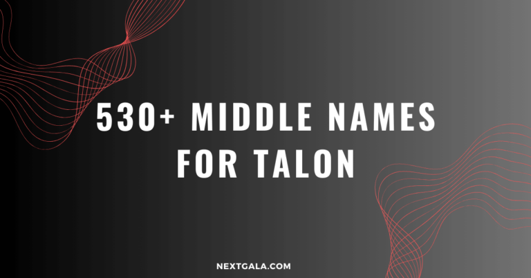 Middle Names for Talon