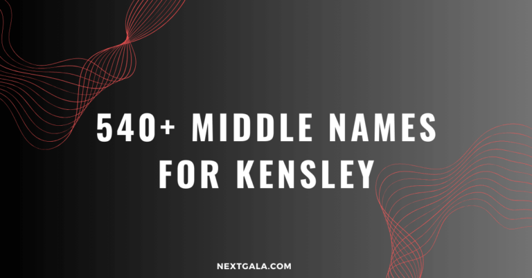 Middle Names For Kensley