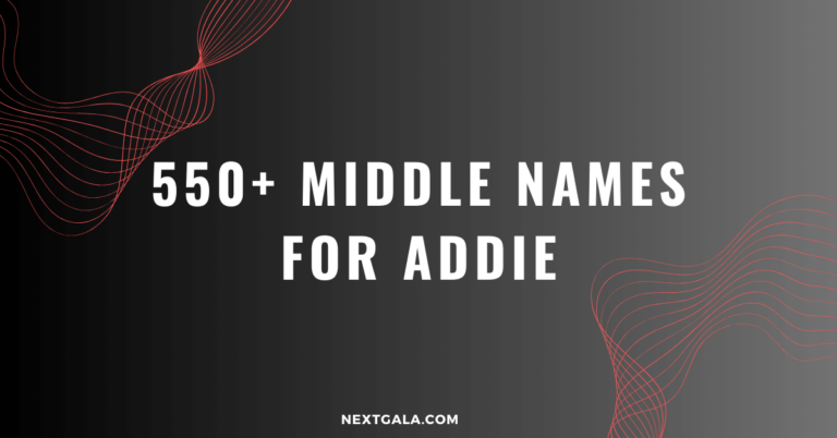 Middle Names for Addie