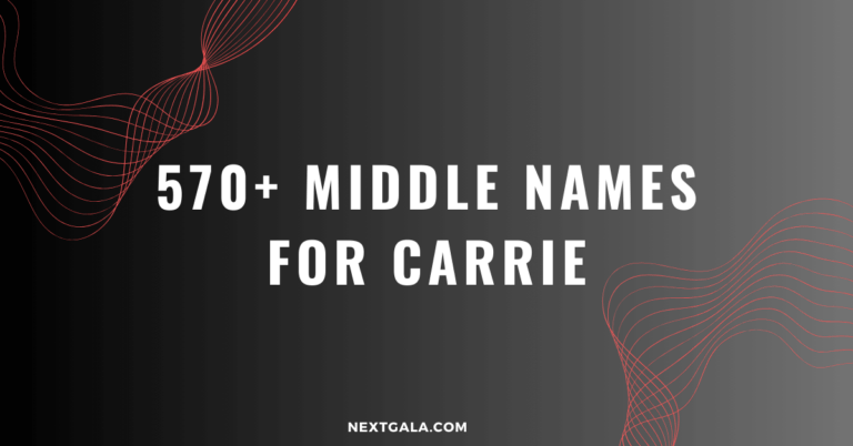 Middle Names for Carrie