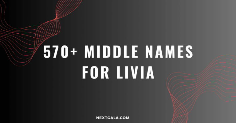 Middle Names for Livia