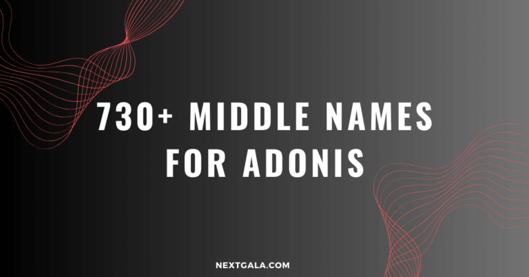 Middle Names for Adonis