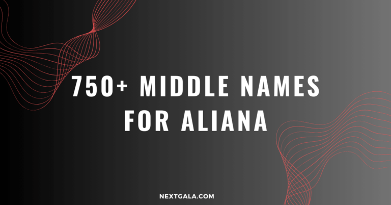 Middle Names for Aliana