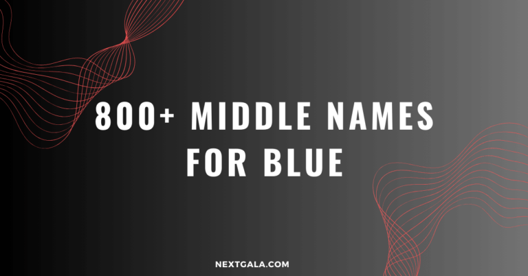 Middle Names for Blue