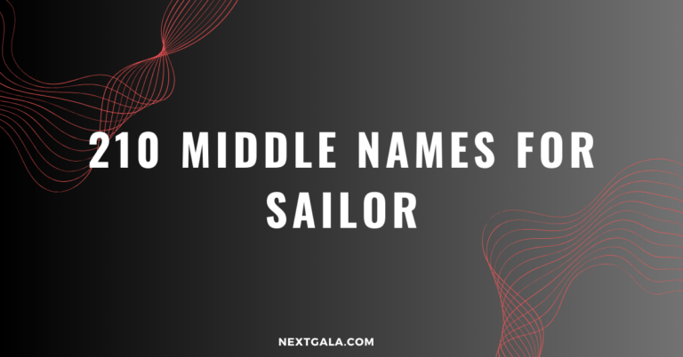 Middle Names For Sailor