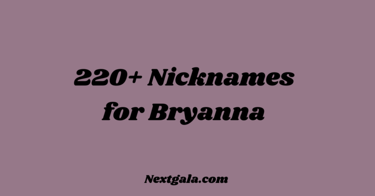 Nicknames for Bryanna