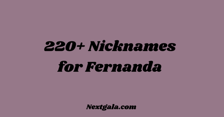 Nicknames for Fernanda