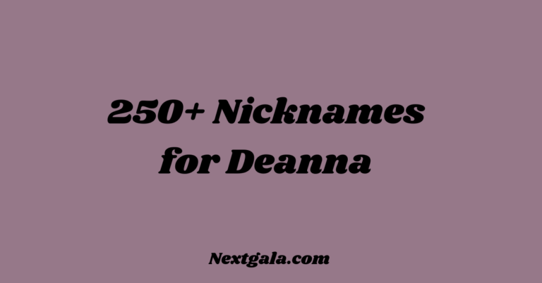 Nicknames for Deanna