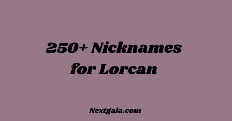 Nicknames for Lorcan