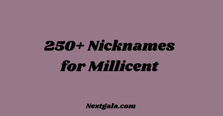 Nicknames for Millicent