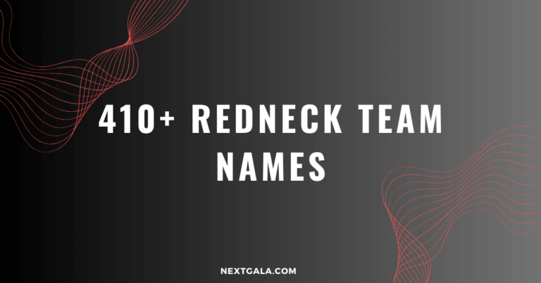 Redneck Team Names