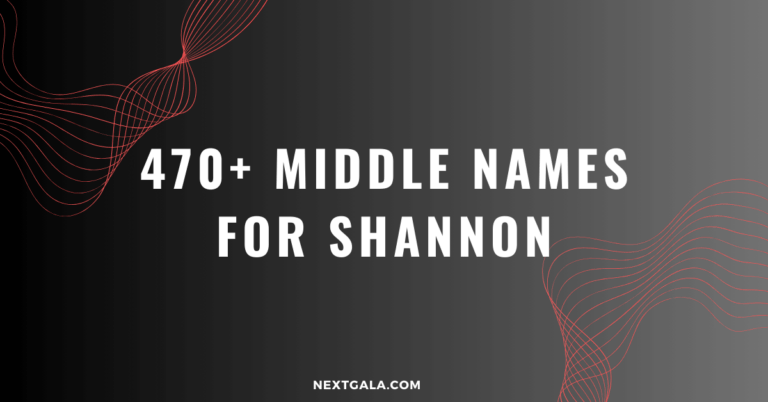 Middle Names For Shannon