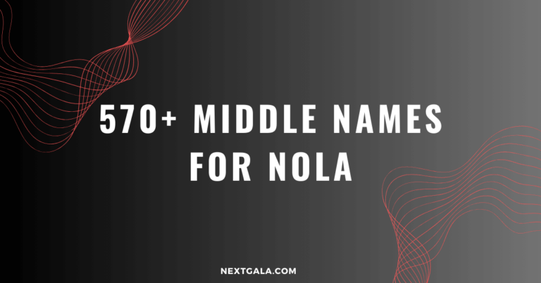 Middle Names For Nola