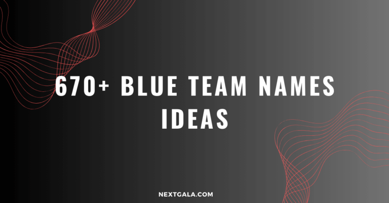 Blue Team Names