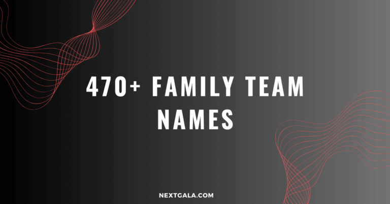 Family Team Names