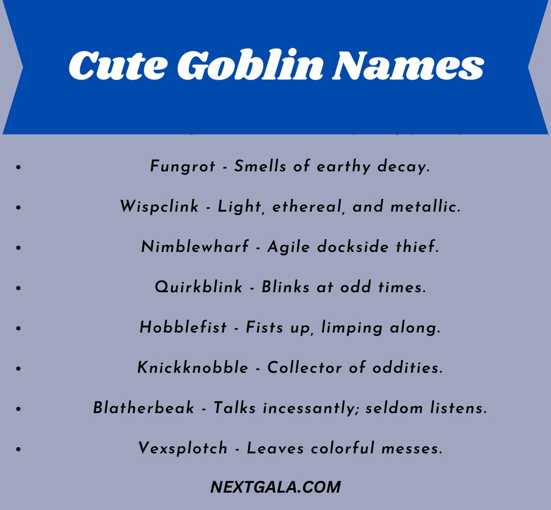 Goblin Names