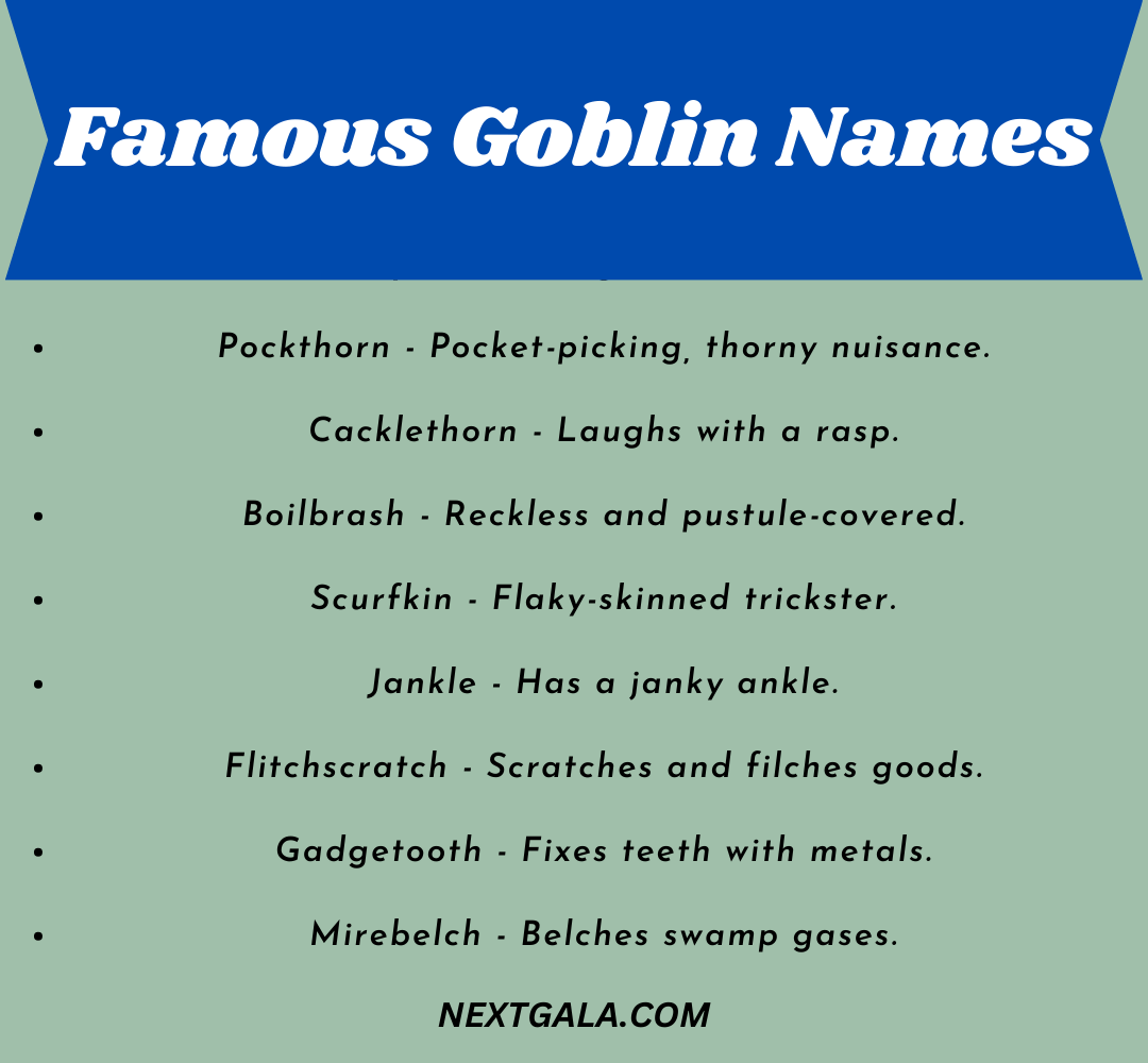 Goblin Names