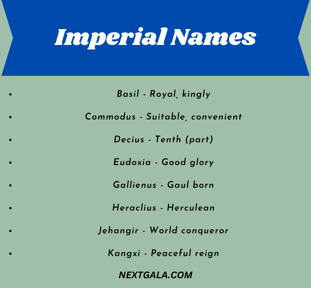 Imperial Names